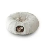 Cuddlio Fluffy Cat Tunnel Bed