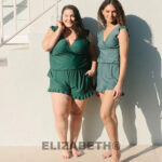 ELIZABETH Swim Romper Built-in Bra