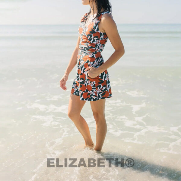 ELIZABETH Swim Romper Built-in Bra