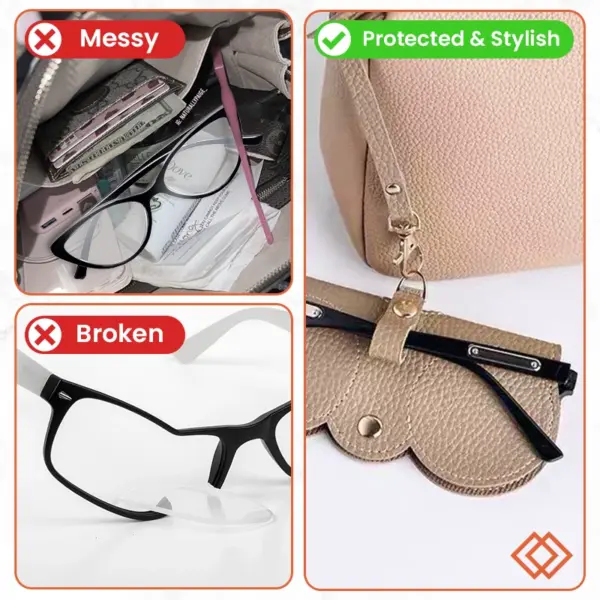 EyesNeat - LAST DAY SALE 70% OFF | Personalized Soft Leather Glasses Case