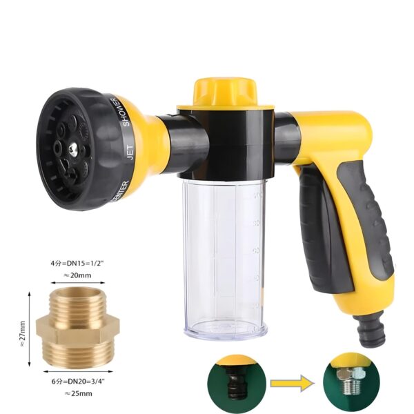 GauGau High-pressure Sprayer Nozzle Hose Dog Shower