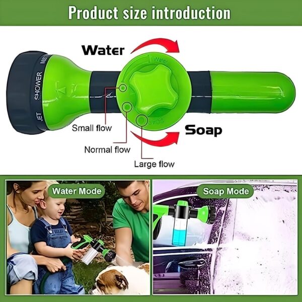 GauGau High-pressure Sprayer Nozzle Hose Dog Shower