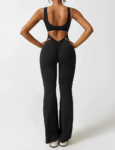 Glowze V-Back Flared Jumpsuit