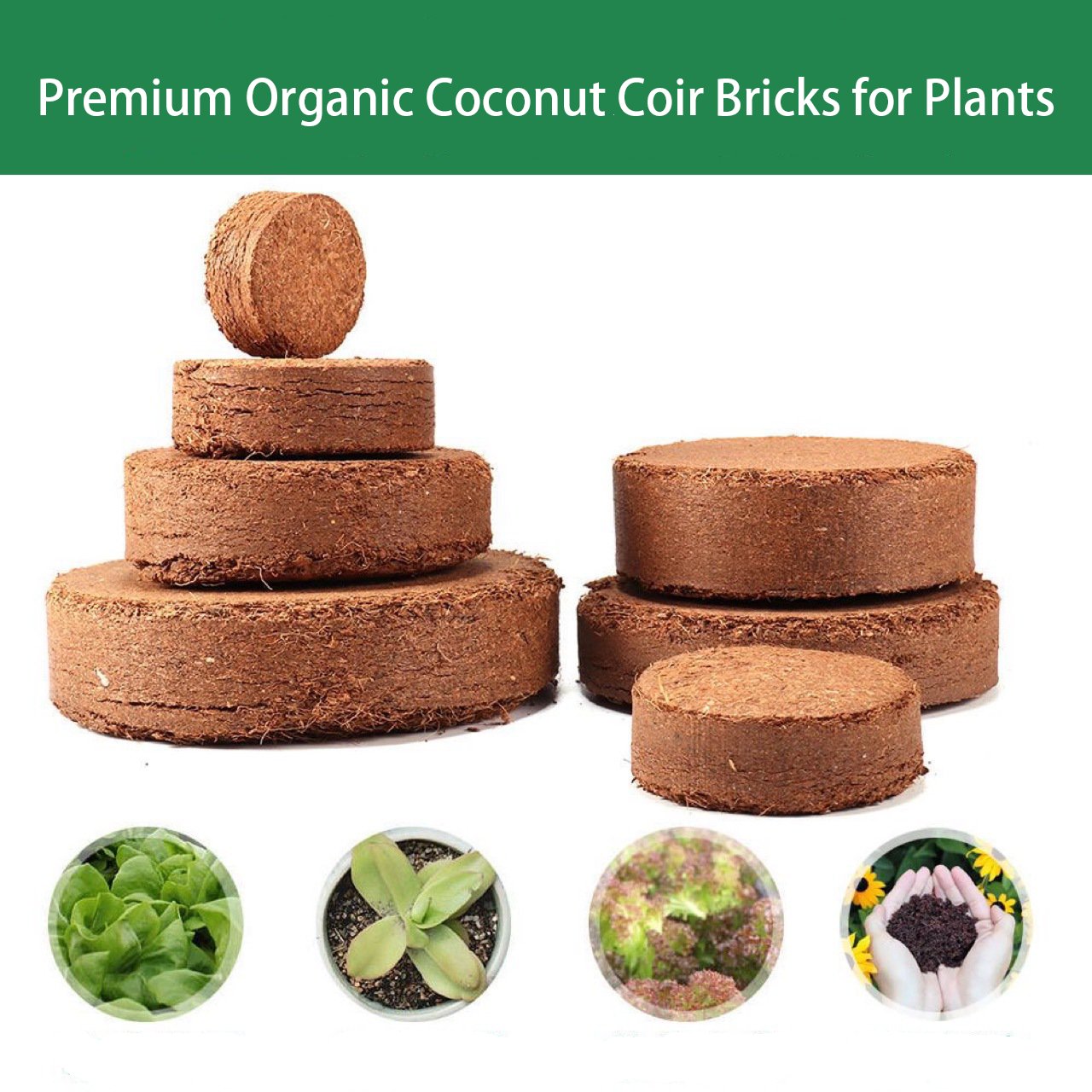 Hot Sale 49% OFF - Premium Organic Coconut Coir Bricks for Plants