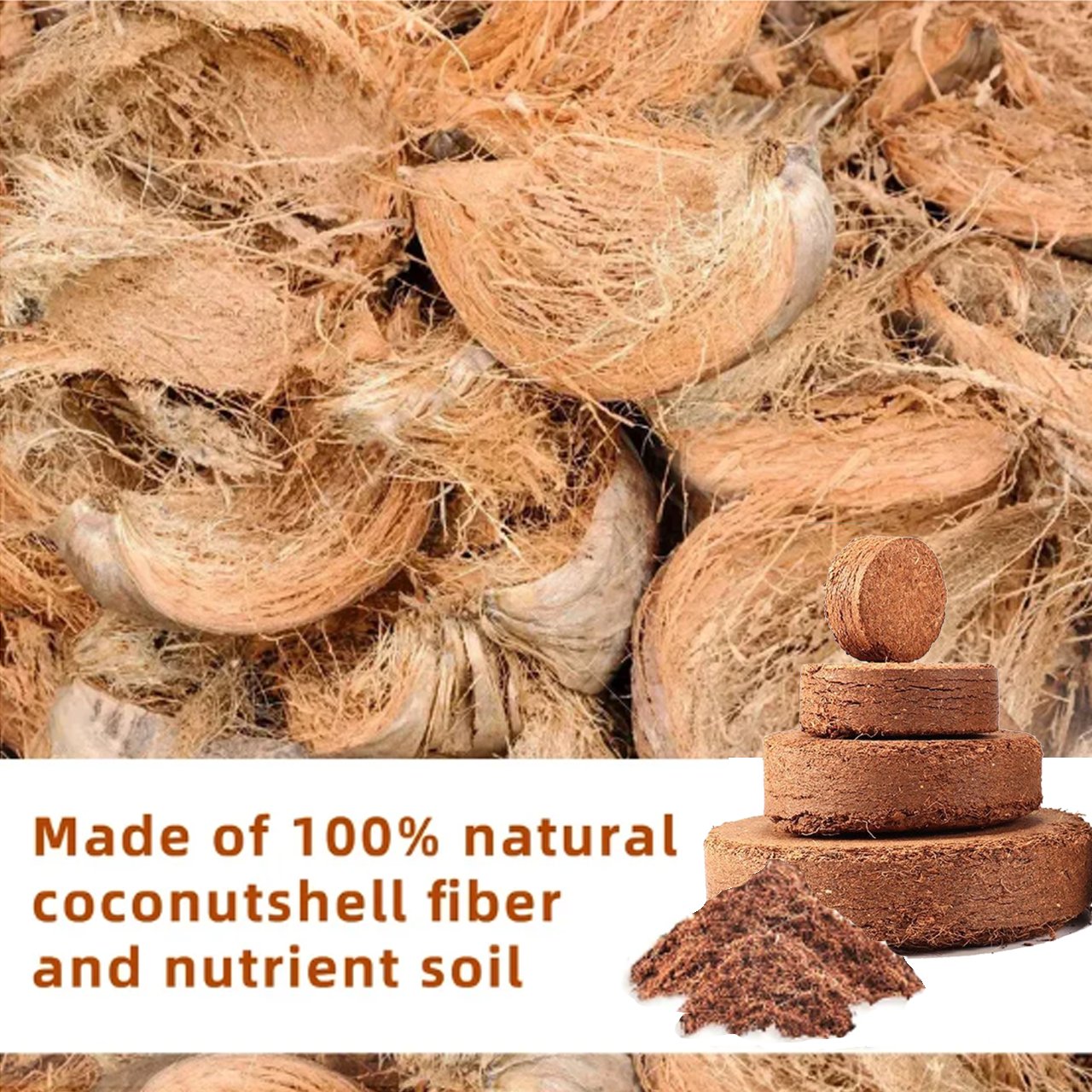 Hot Sale 49% OFF - Premium Organic Coconut Coir Bricks for Plants