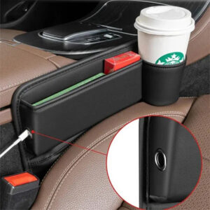 HOT SALE 50% OFF – Car leather cup holder gap bag