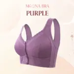 KellyCharm - Moona Bra - Front Closure Breathable Bra for Seniors