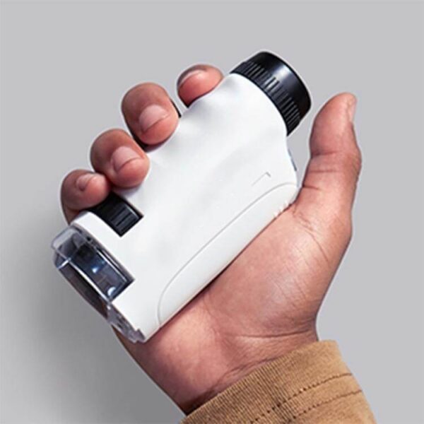 Kid's Portable Pocket Microscope with Adjustable 60-120x zoom