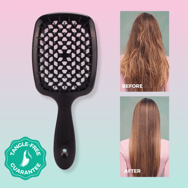 KnotNix - Wet and Dry Vented Detangling Brush