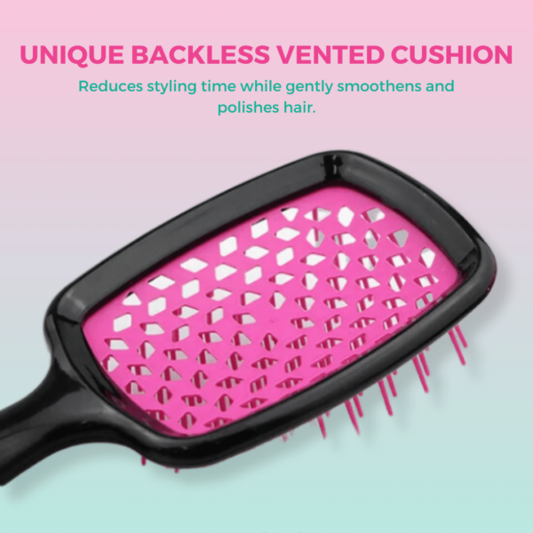 KnotNix - Wet and Dry Vented Detangling Brush