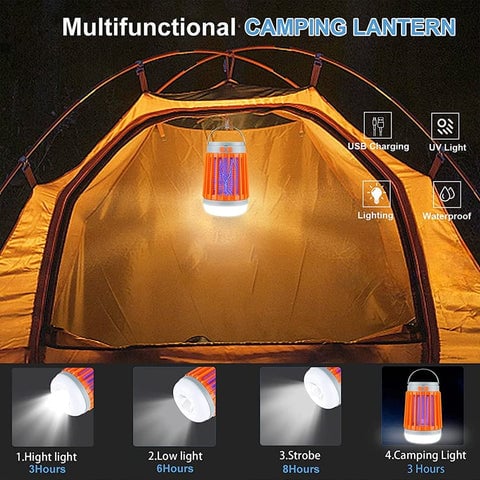 Last Day 70% Off - Multifunctional Solar camping Mosquito Killer Lamp