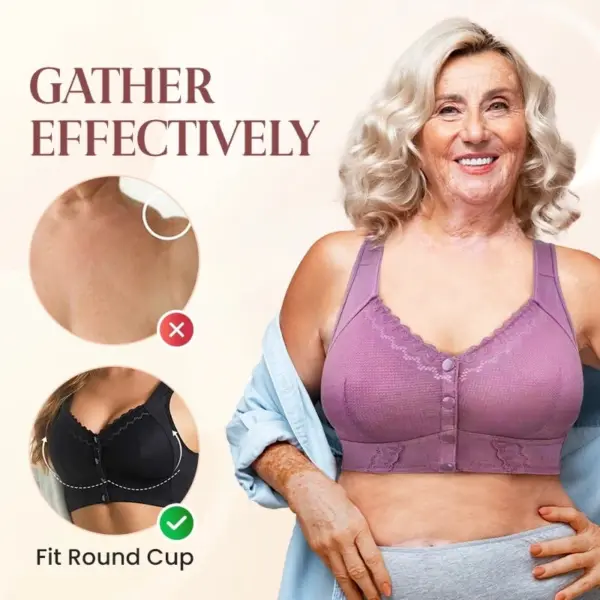 LAST DAY BUY 1 GET 1 FREE - 2024 New Front Closure Breathable Bra