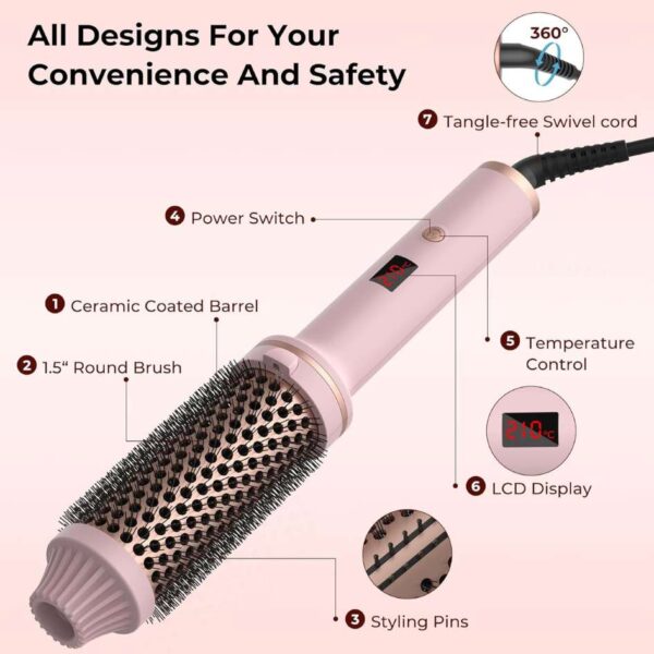 LilaLush Heated Curling Brush