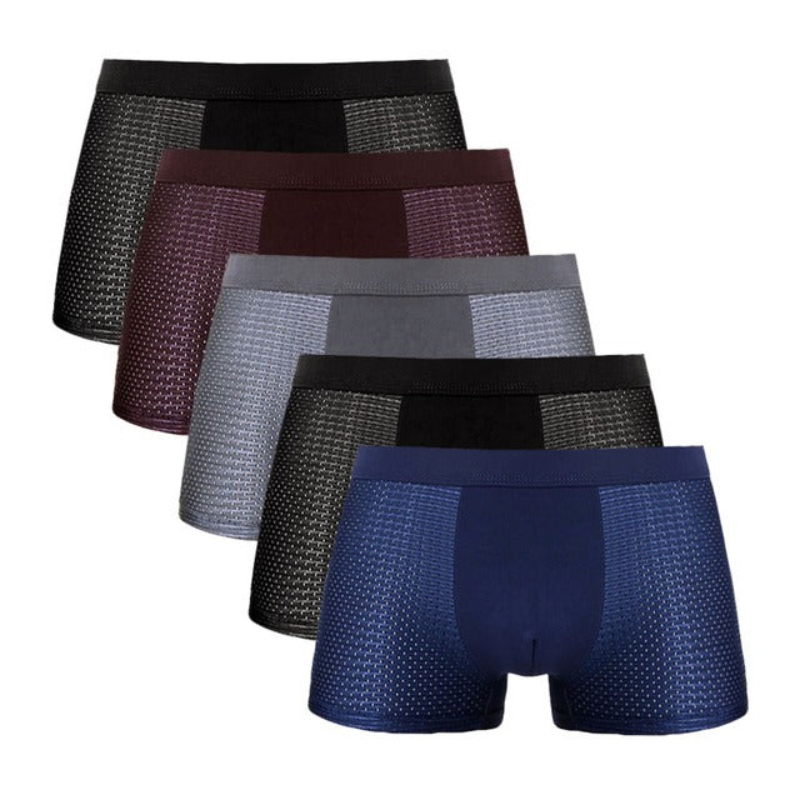 LIMITED TIME SALE 65% OFF – SET 5 BAMBOO FIBRE BOXER SHORTS