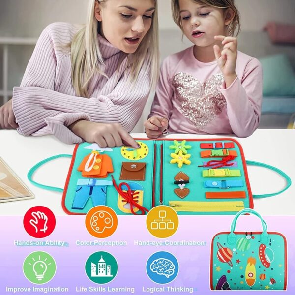 LittleLearners - The Ultimate Busy Board Montessori Toy!