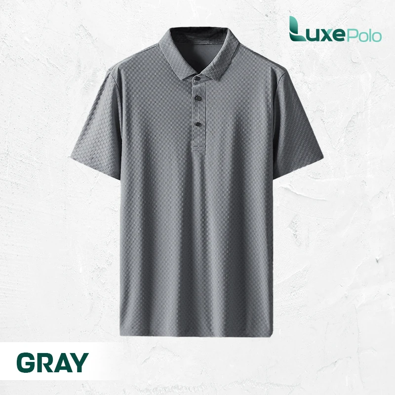 LuxePolo - LAST DAY 70% OFF | Men's Icy Silk Anti-wrinkle Polo Shirt