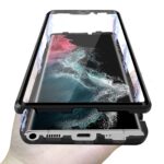 Magnetic Double Sided Tempered Glass Phone Case for Samsung S24 Ultra