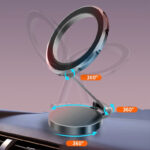 Magnetic Phone Mount for Car: Rotate and Fold for Perfect Viewing