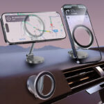 Magnetic Phone Mount for Car: Rotate and Fold for Perfect Viewing