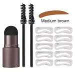 Makeup Eyebrow Stamp Shaping Kit Set Maquiagem Hairline Enhance Make-up for women