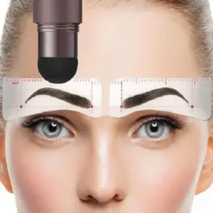 Makeup Eyebrow Stamp Shaping Kit Set Maquiagem Hairline Enhance Make-up for women