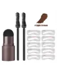 Makeup Eyebrow Stamp Shaping Kit Set Maquiagem Hairline Enhance Make-up for women