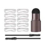 Makeup Eyebrow Stamp Shaping Kit Set Maquiagem Hairline Enhance Make-up for women