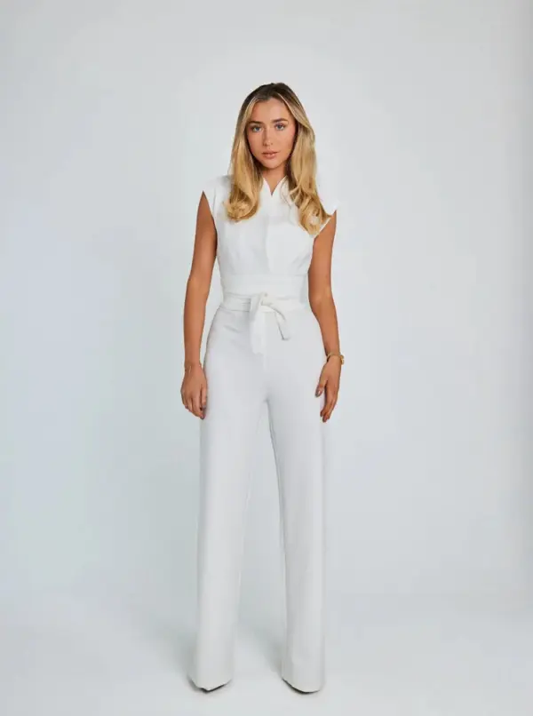 Margaret | The Sculpting Sleeveless Wide-Leg Jumpsuit