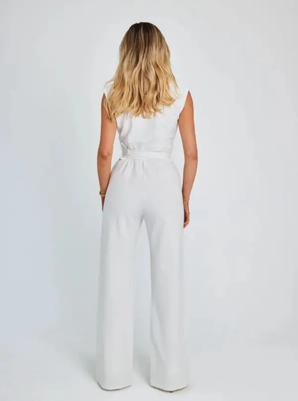 Margaret | The Sculpting Sleeveless Wide-Leg Jumpsuit