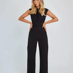 Margaret | The Sculpting Sleeveless Wide-Leg Jumpsuit