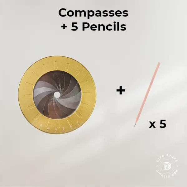 Measuring Round Compass Stretch Ruler