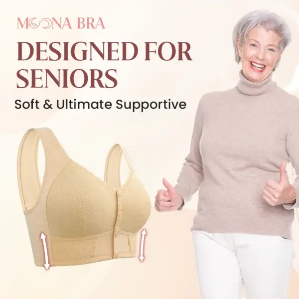 Moona Bra - Front Closure Breathable Bra for Seniors