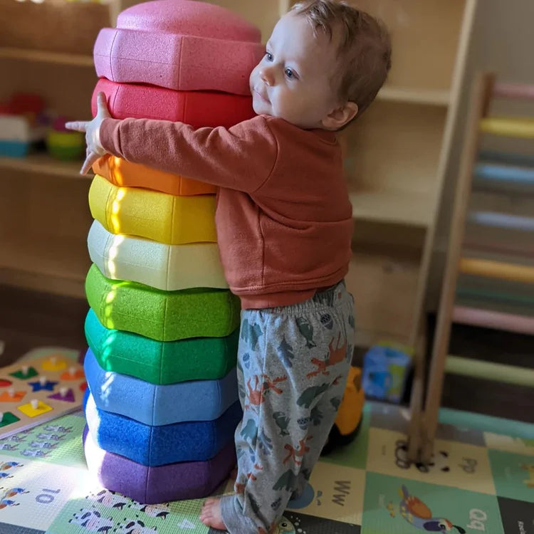 multi-functional rainbow stepping stones