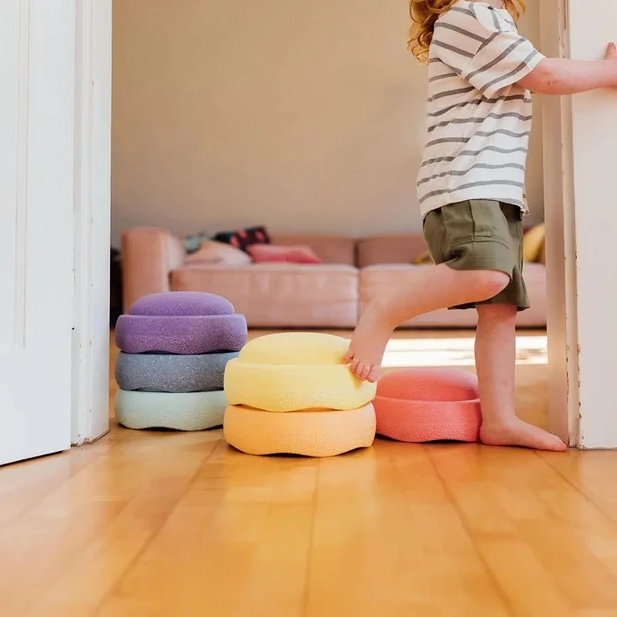 multi-functional rainbow stepping stones