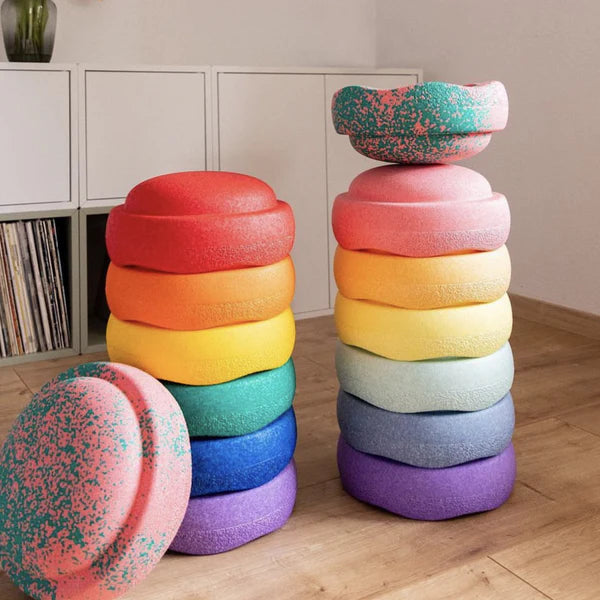 multi-functional rainbow stepping stones