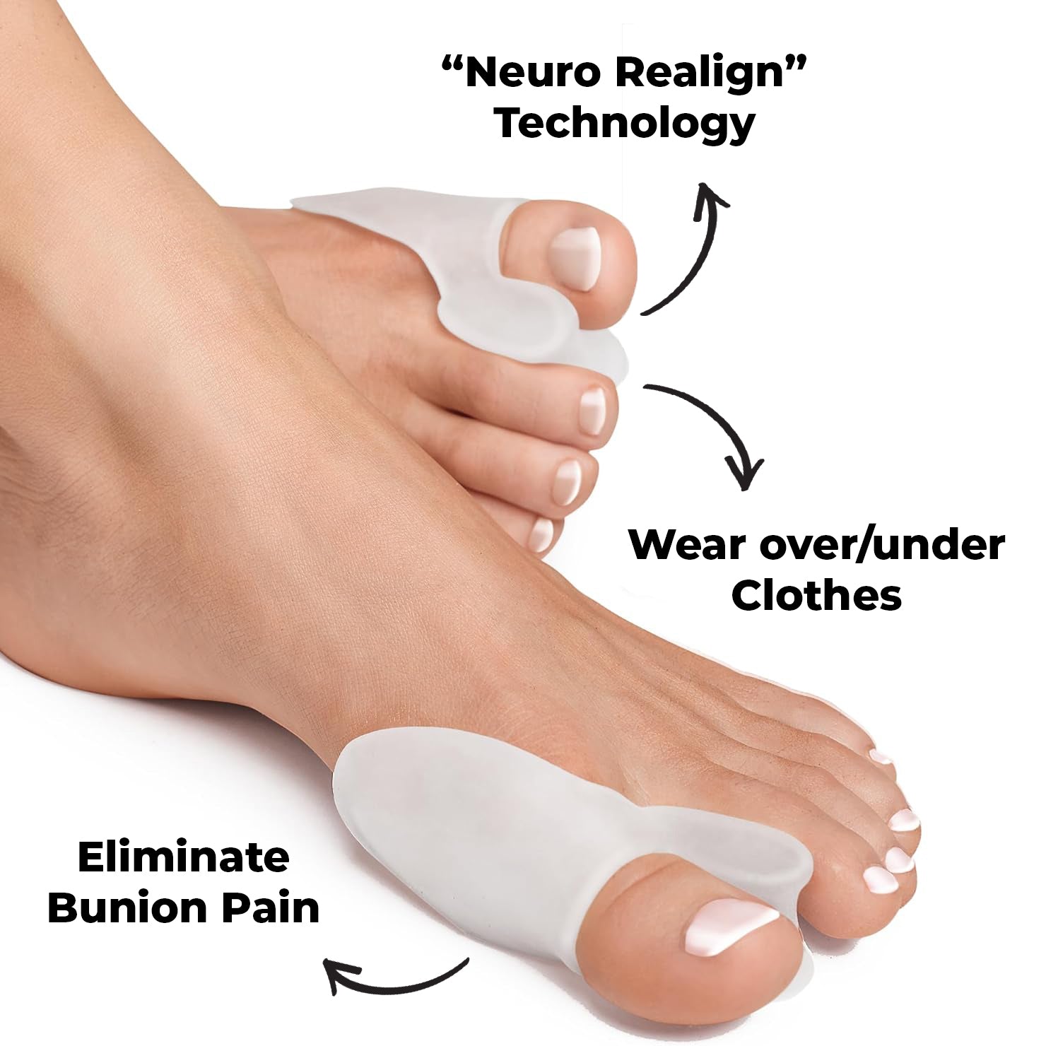 Neuro Bunion Fix with Neuro Realign Technology (Eliminate Bunion Pain) - Pair