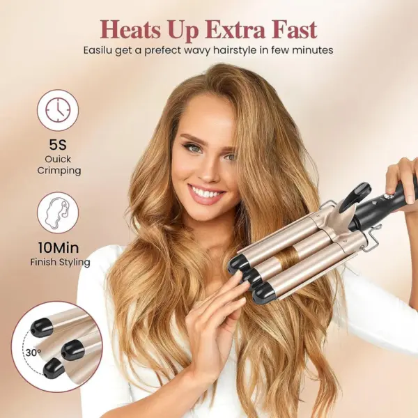 Noridova Triple Barrels Waves Curler