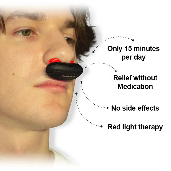 Nurbini RespiRelief red light nasal therapy device