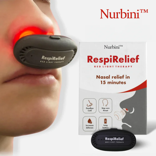 Nurbini RespiRelief red light nasal therapy device