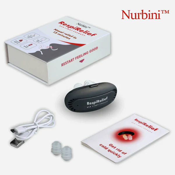 Nurbini RespiRelief red light nasal therapy device