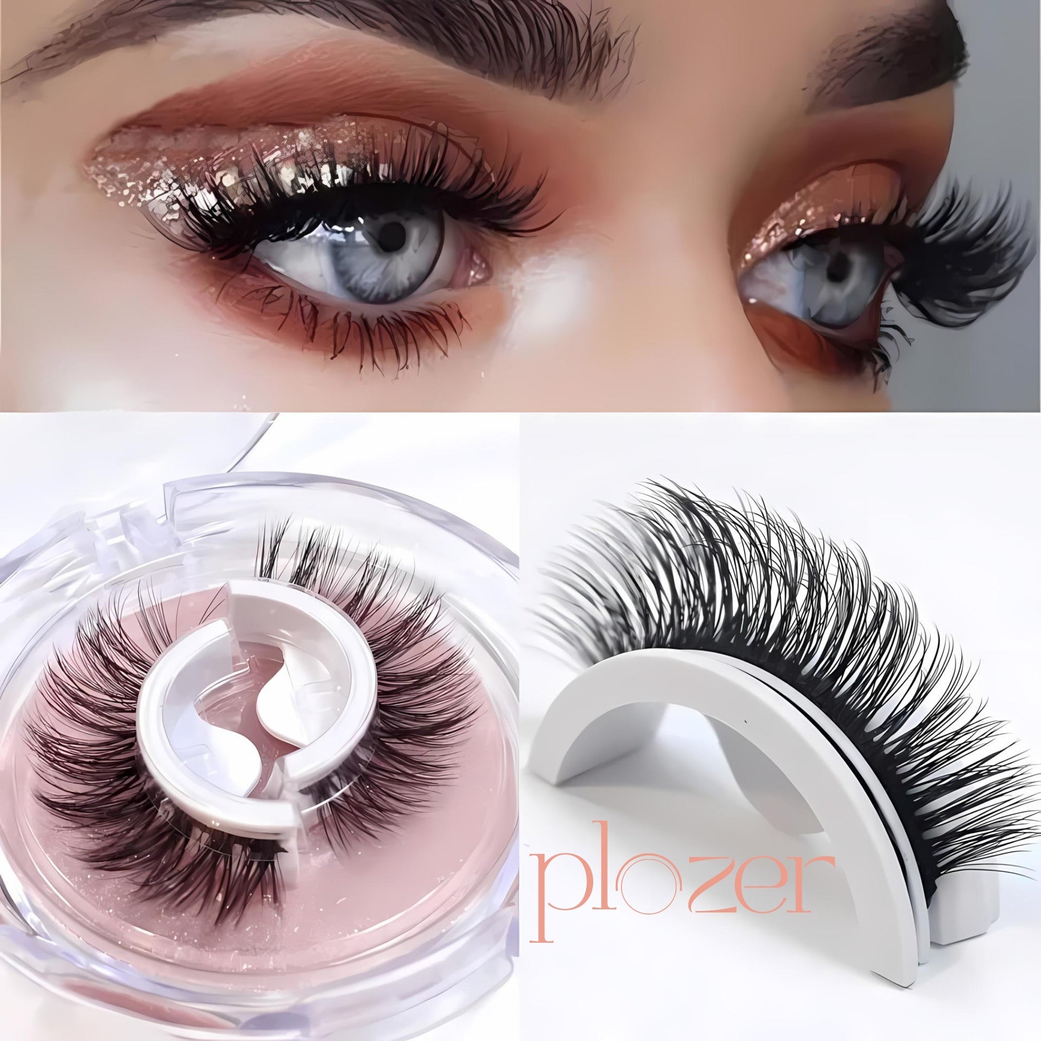 Plozer - Reusable Adhesive Eyelashes