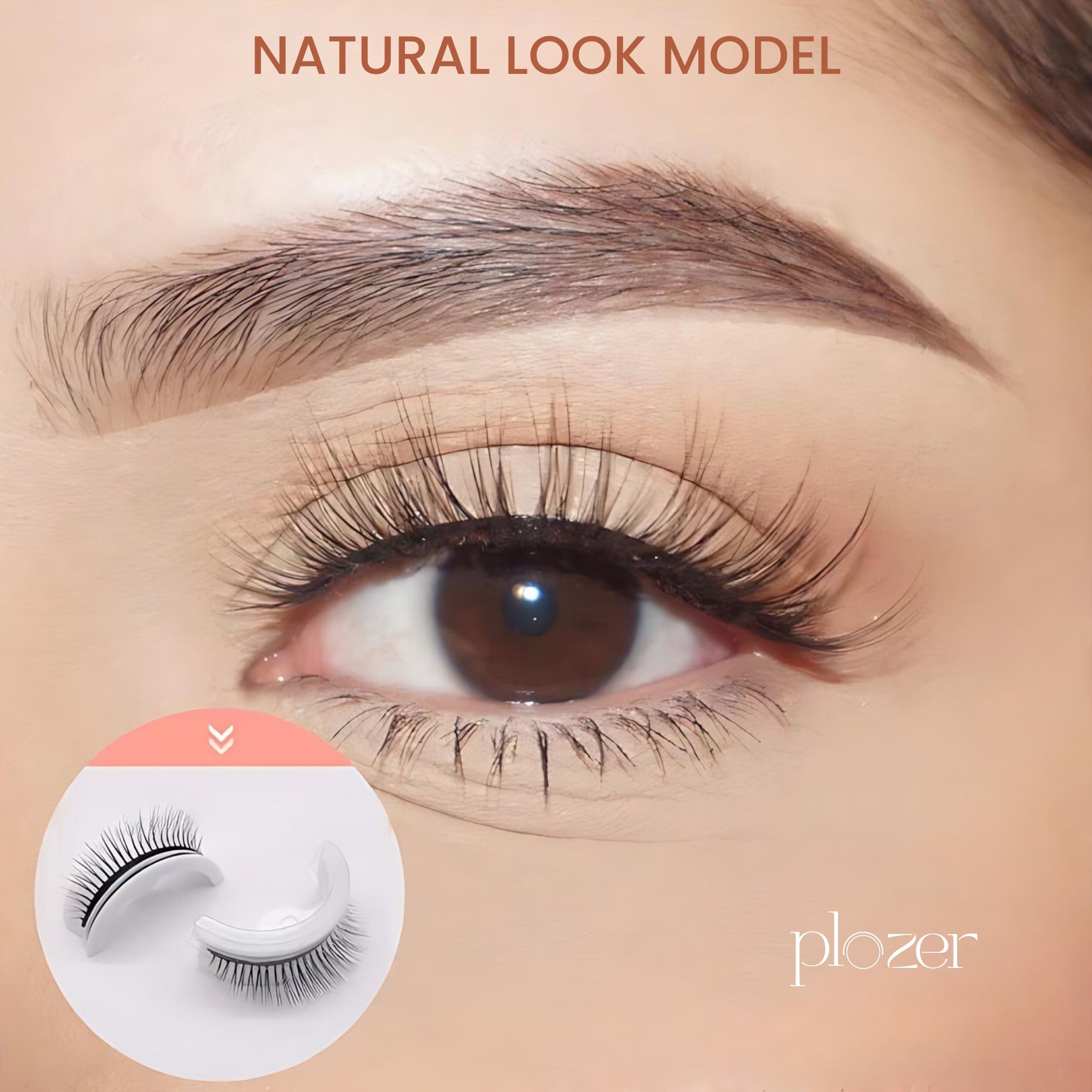 Plozer - Reusable Adhesive Eyelashes