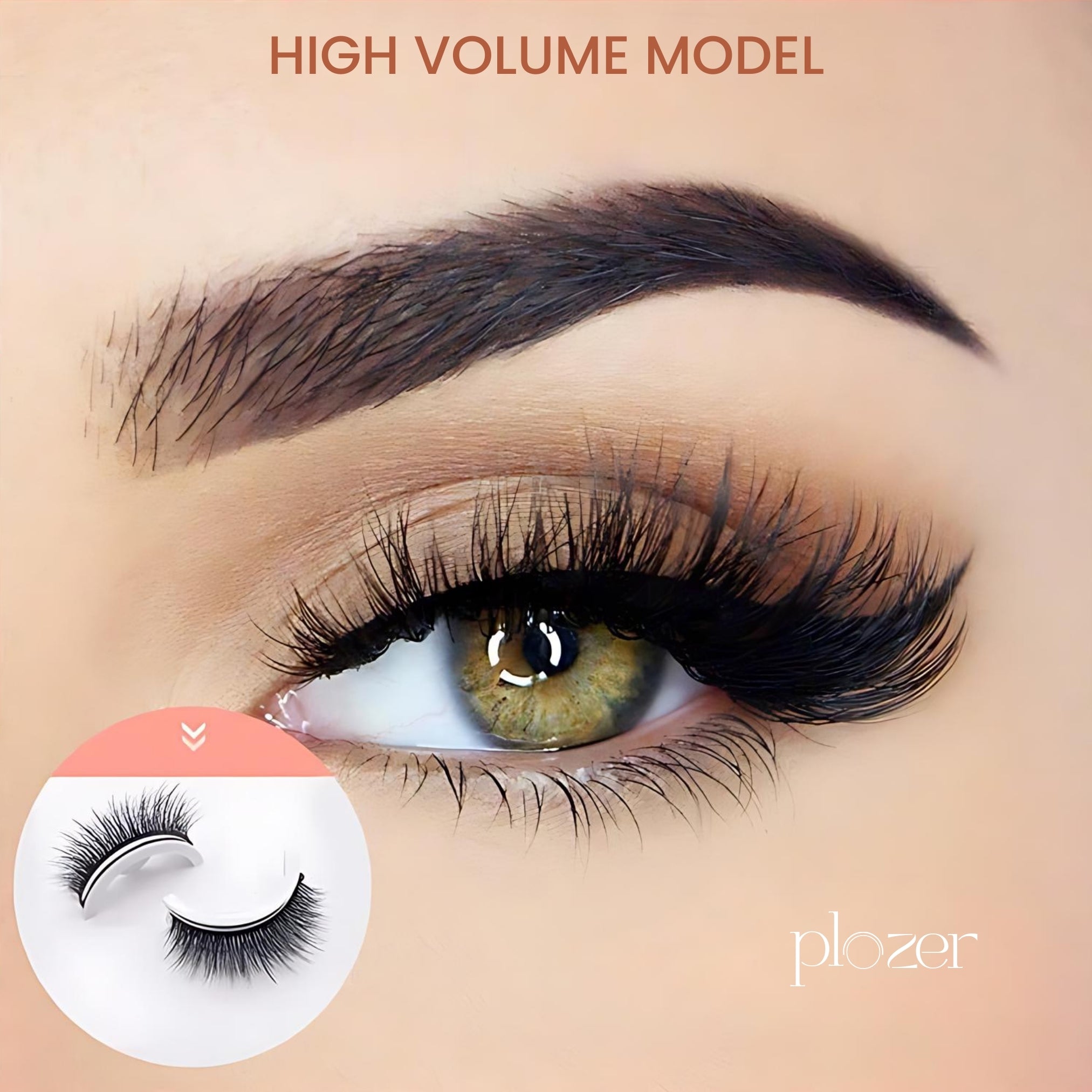 Plozer - Reusable Adhesive Eyelashes