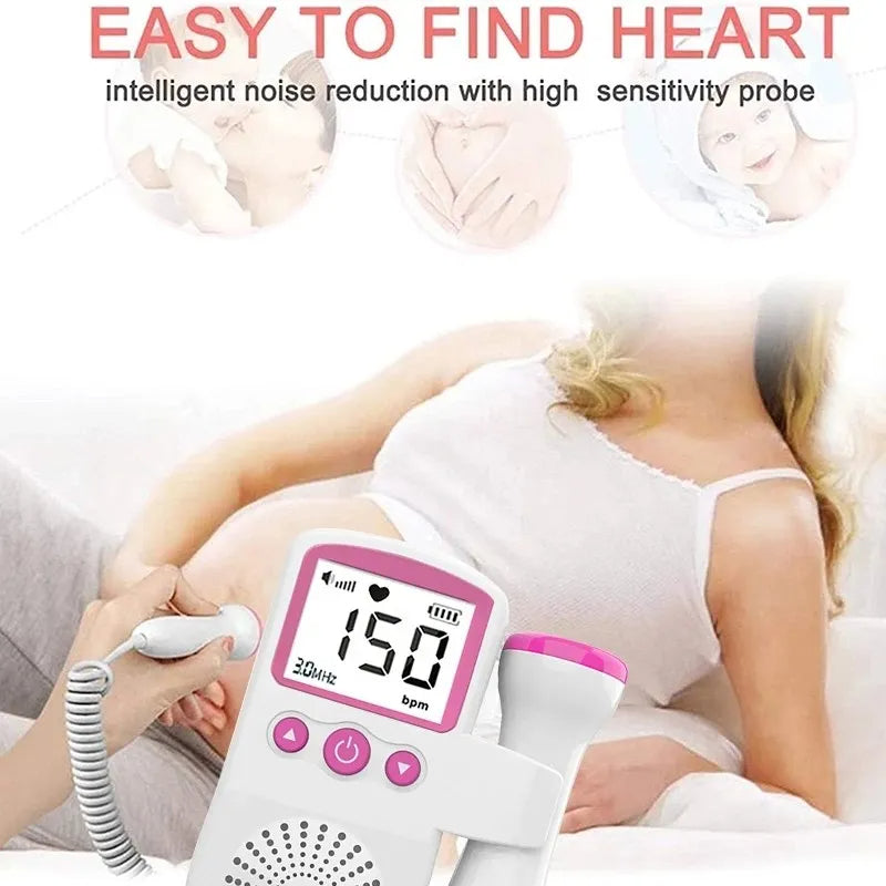 Portable fetal Doppler.