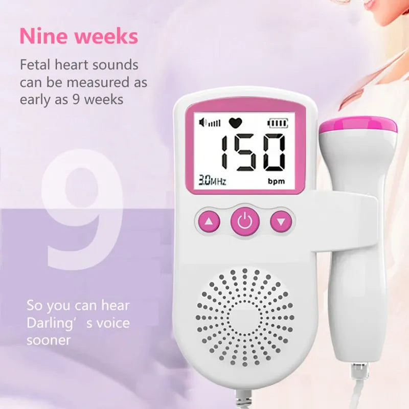 Portable fetal Doppler.