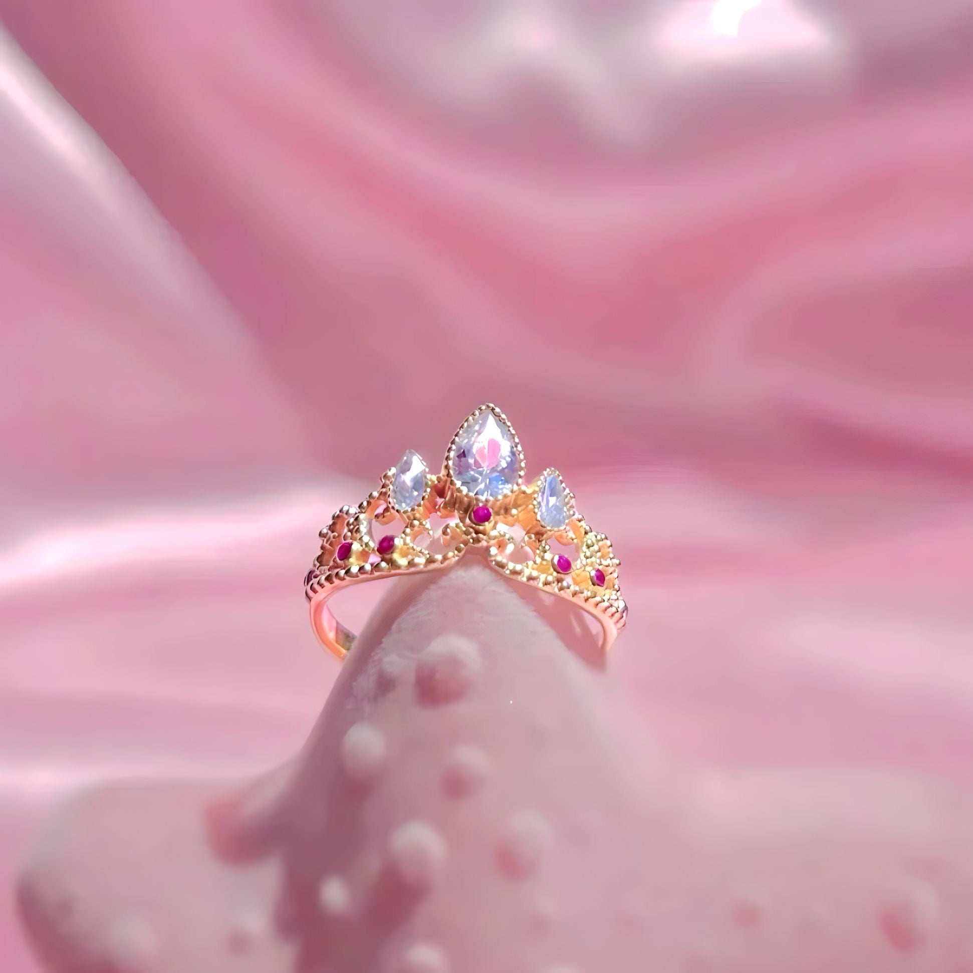 Rapunzel Crown Ring. Tangled In Magic