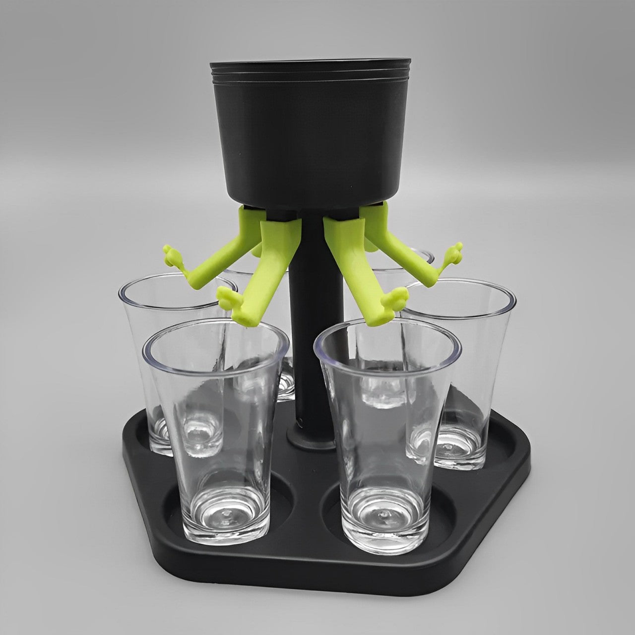 Shot Dispenser + Shot Glasses