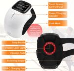 Smart Compress Knee Massager & Free Knee Pain Relief Patches - Infrared Knee Massager For Pain Relief