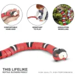 Smart Sensing Snake Interactive Cat Toy - Engaging and Entertaining Playtime for Your Feline Friend