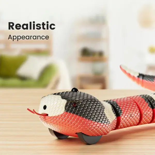 Smart Sensing Snake Interactive Cat Toy - Engaging and Entertaining Playtime for Your Feline Friend